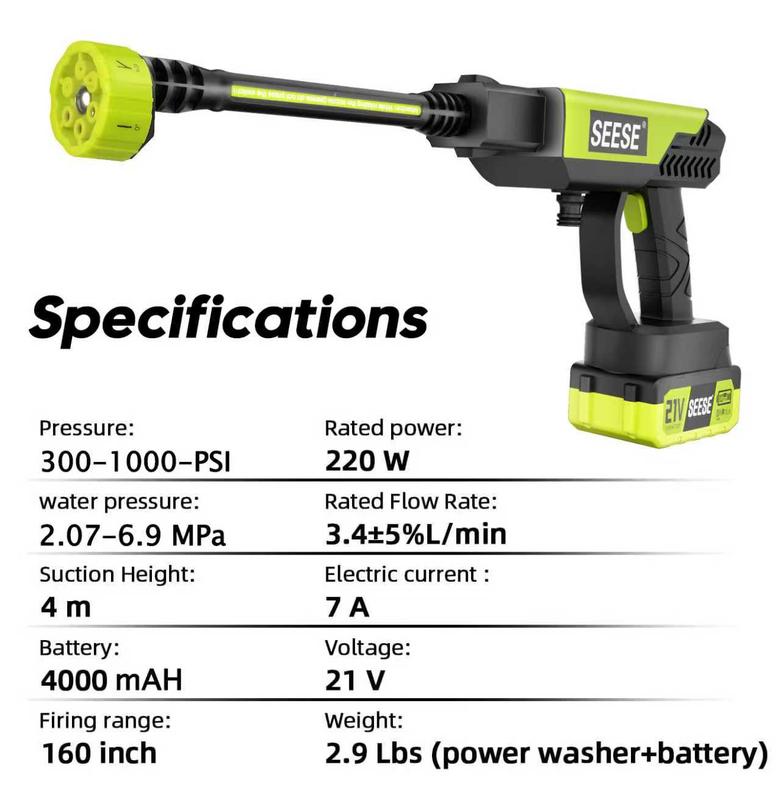 Cordless Pressure Washer and Single Port Charge
