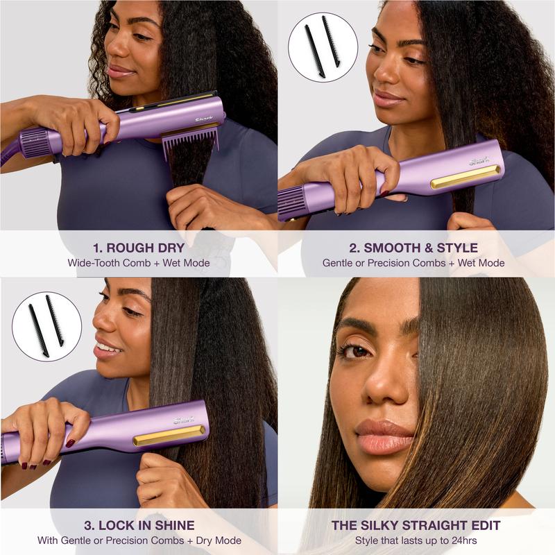 The 2-in-1 That Ends Bad Hair Days — Wet to Dry Straightener & Blow Dryer